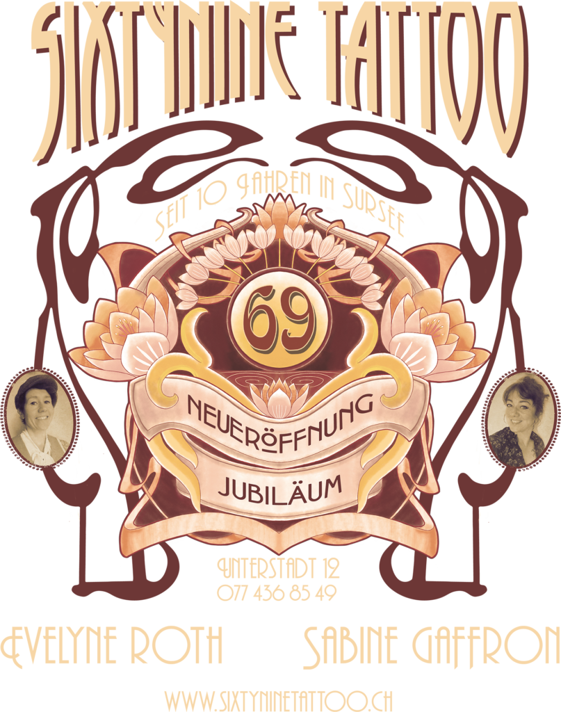 SixtyNine Tattoo Sursee mit Evelyne Roth und Sabine Gaffron